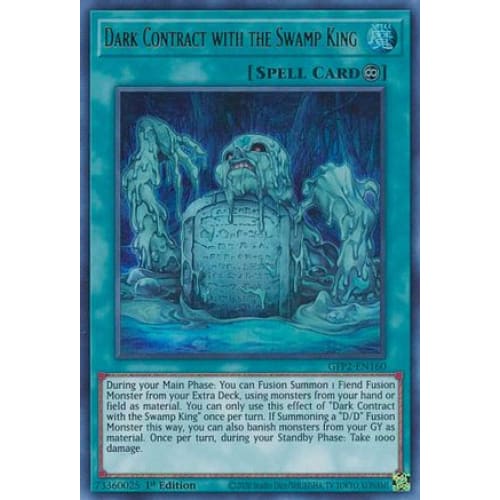 Dark Contract with the Swamp King (GFP2-EN160) Ultra Rare