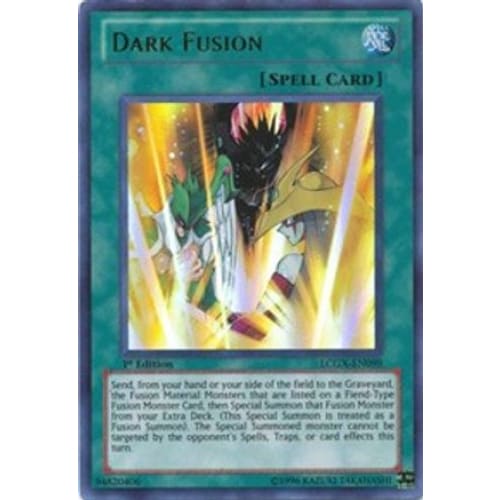 Dark Fusion (LCGX-EN099) Ultra Rare 1st Edition - Single
