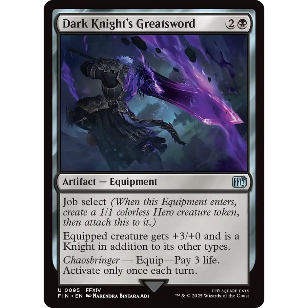 Dark Knight’s Greatsword (FIN-095) Foil - Single