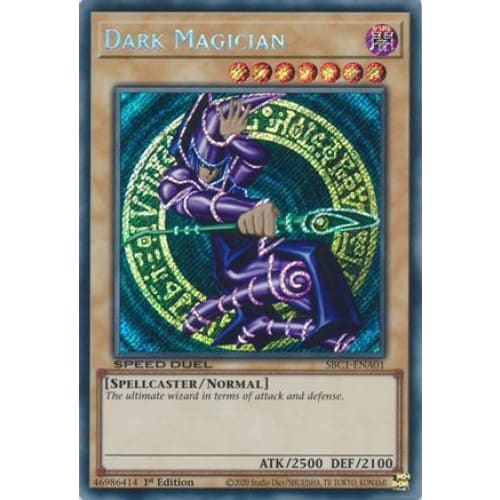 Dark Magician (A) (Secret Rare) - SBC1-ENA01 Secret Rare