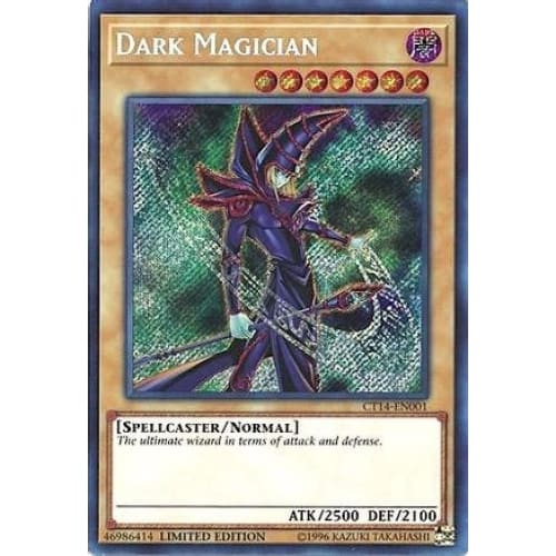 Dark Magician (CT14-EN001) Secret Rare Limited - Single