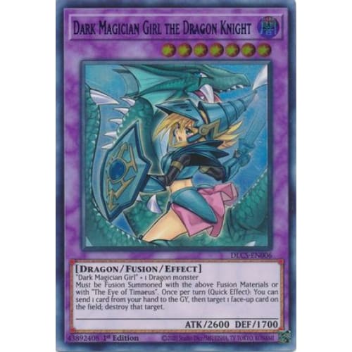 Dark Magician Girl the Dragon Knight (Alternate Art) (Blue)
