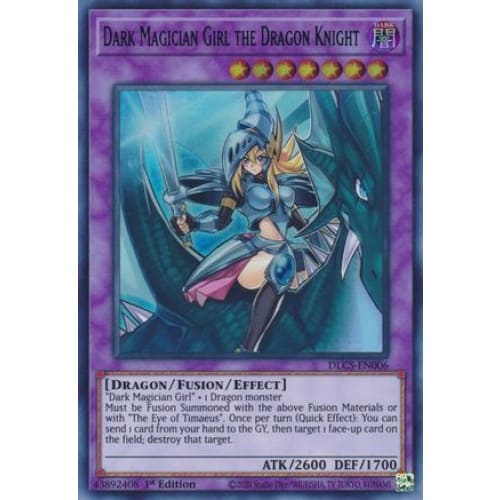 Dark Magician Girl the Dragon Knight (Blue) (DLCS-EN006)
