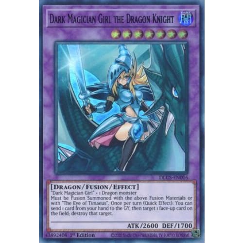 Dark Magician Girl the Dragon Knight (Purple) (DLCS-EN006)