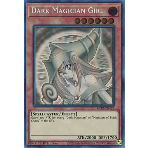 Dark Magician Girl (Ghost Rare) (GFP2-EN177) Ghost Rare 1st