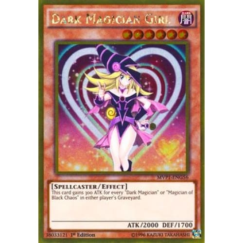 Dark Magician Girl (MVP1-ENG56) Gold Rare 1st Edition