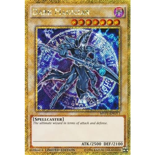 Dark Magician (Gold Secret Rare) (MVP1-ENGV3) Gold Rare