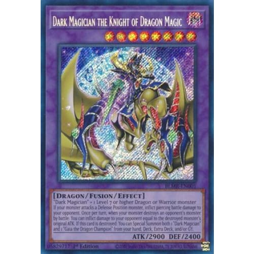 Dark Magician the Knight of Dragon Magic - BLMR-EN001
