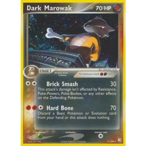 Dark Marowak (007/109) Holo Rare Holofoil - Single
