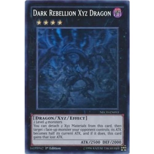 Dark Rebellion Xyz Dragon (Ghost Rare) (NECH-EN053) Ghost