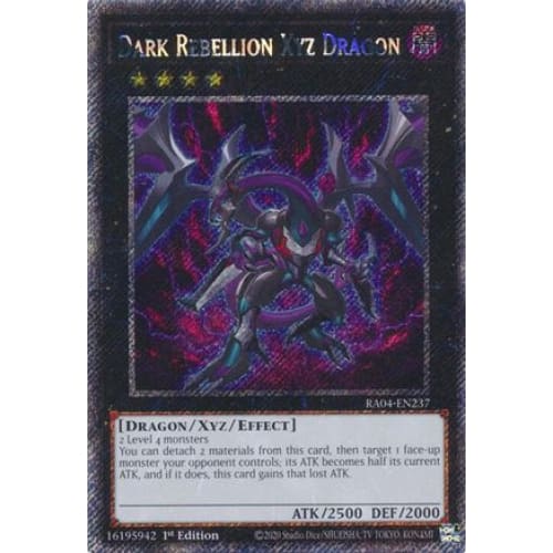 Dark Rebellion Xyz Dragon (Platinum Secret Rare)