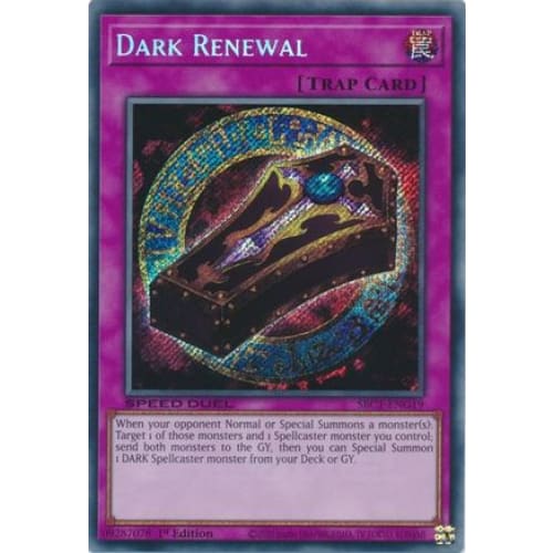 Dark Renewal (Secret Rare) - SBC1-ENG19 Secret Rare 1st