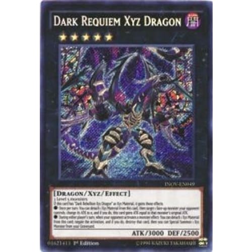 Dark Requiem Xyz Dragon (INOV-EN049) Secret Rare Unlimited