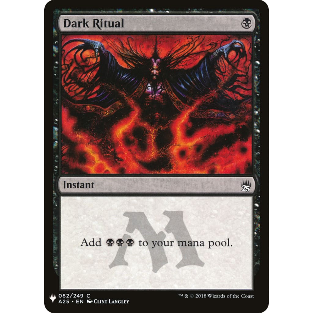 Dark Ritual (PLST-A25-82) - Single