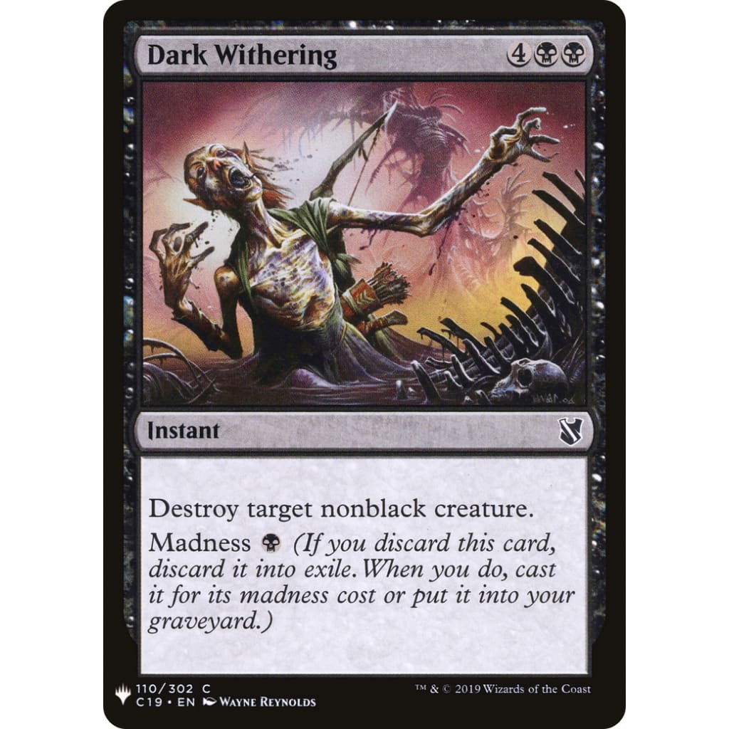 Dark Withering (PLST-C19-110) - Single