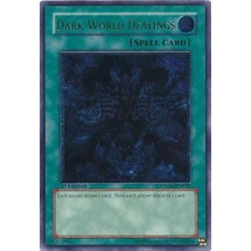 Dark World Dealings (UTR) (STON-EN038) Ultimate Rare 1st