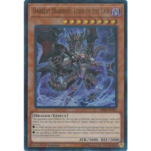 Darkest Diabolos Lord of the Lair (SR06-EN001) Ultra Rare