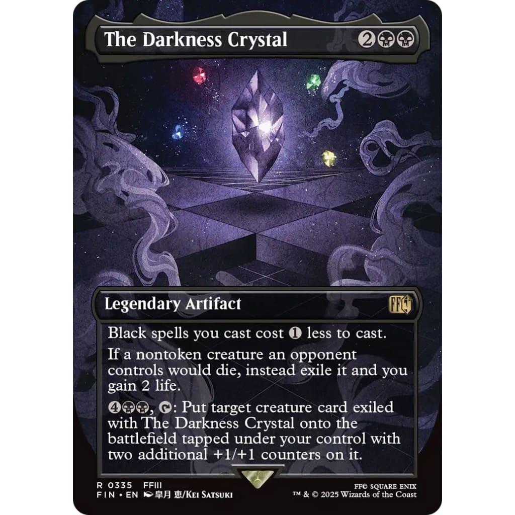 The Darkness Crystal (FIN-335) (Borderless) Foil - Single