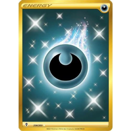 Darkness Energy (236/203) Secret Rare Holofoil - Single