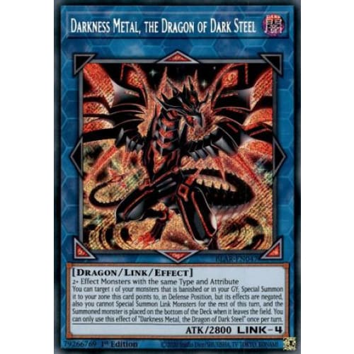 Darkness Metal the Dragon of Dark Steel (BLAR-EN047) Secret