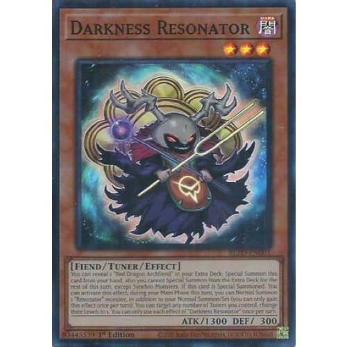 Darkness Resonator - BLZD-EN001 Super Rare 1st Edition