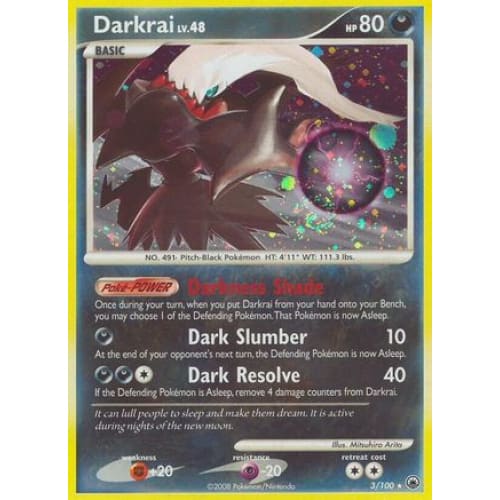 Darkrai (003/100) Holo Rare Holofoil - Single