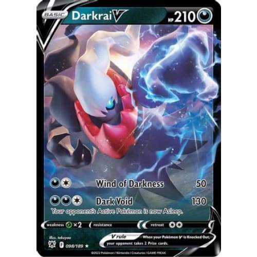 Darkrai V (098/189) Holo Rare Holofoil - Single