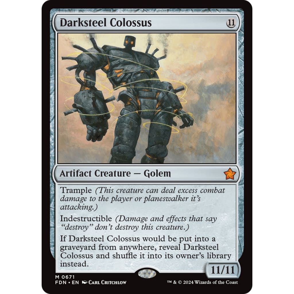 Darksteel Colossus (FDN-671) - Single