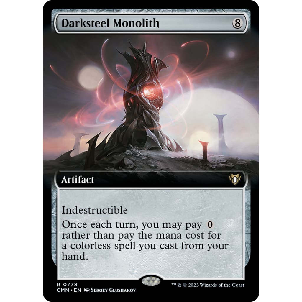 Darksteel Monolith (CMM-778): (Extended Art) Foil - Single