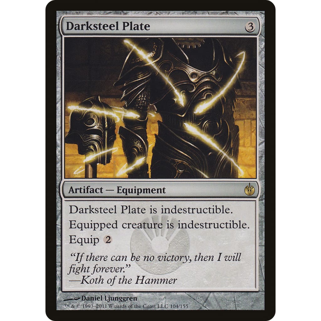 Darksteel Plate (MBS-104) - Single