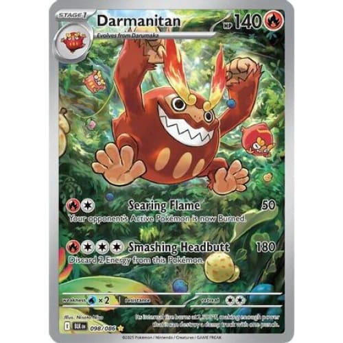 Darmanitan - 098/086 (98) Illustration Rare Holofoil