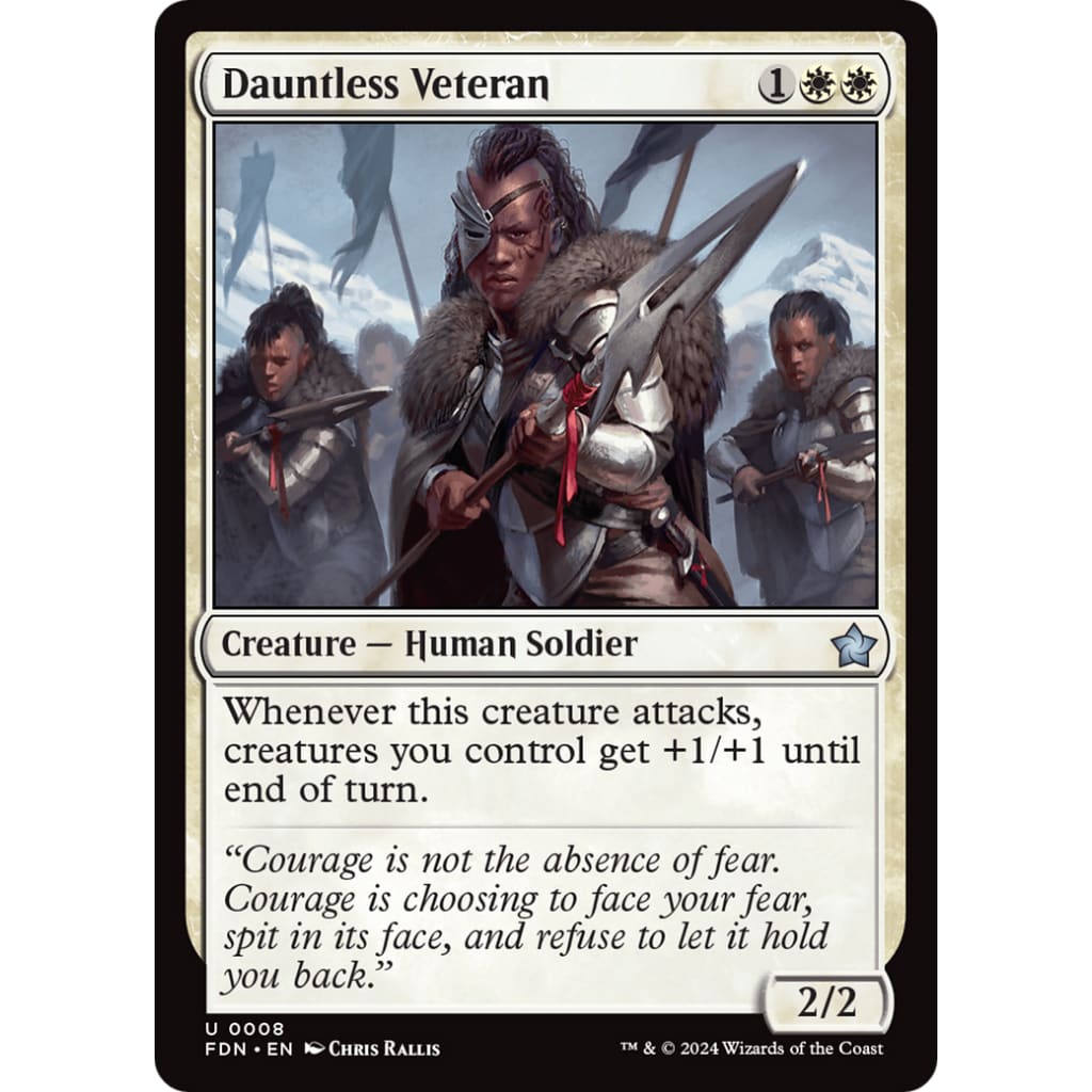 Dauntless Veteran (FDN-008) Foil - Single
