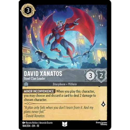 David Xanatos - Steel Clan Leader (184/204) - Whispers