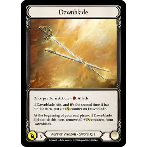 Dawnblade (FLESH AND BLOOD: PROMO CARDS) 1st Edition Cold