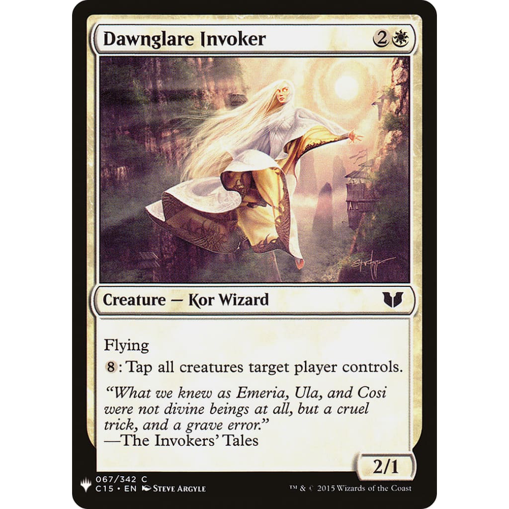 Dawnglare Invoker (PLST-C15-67) - Single