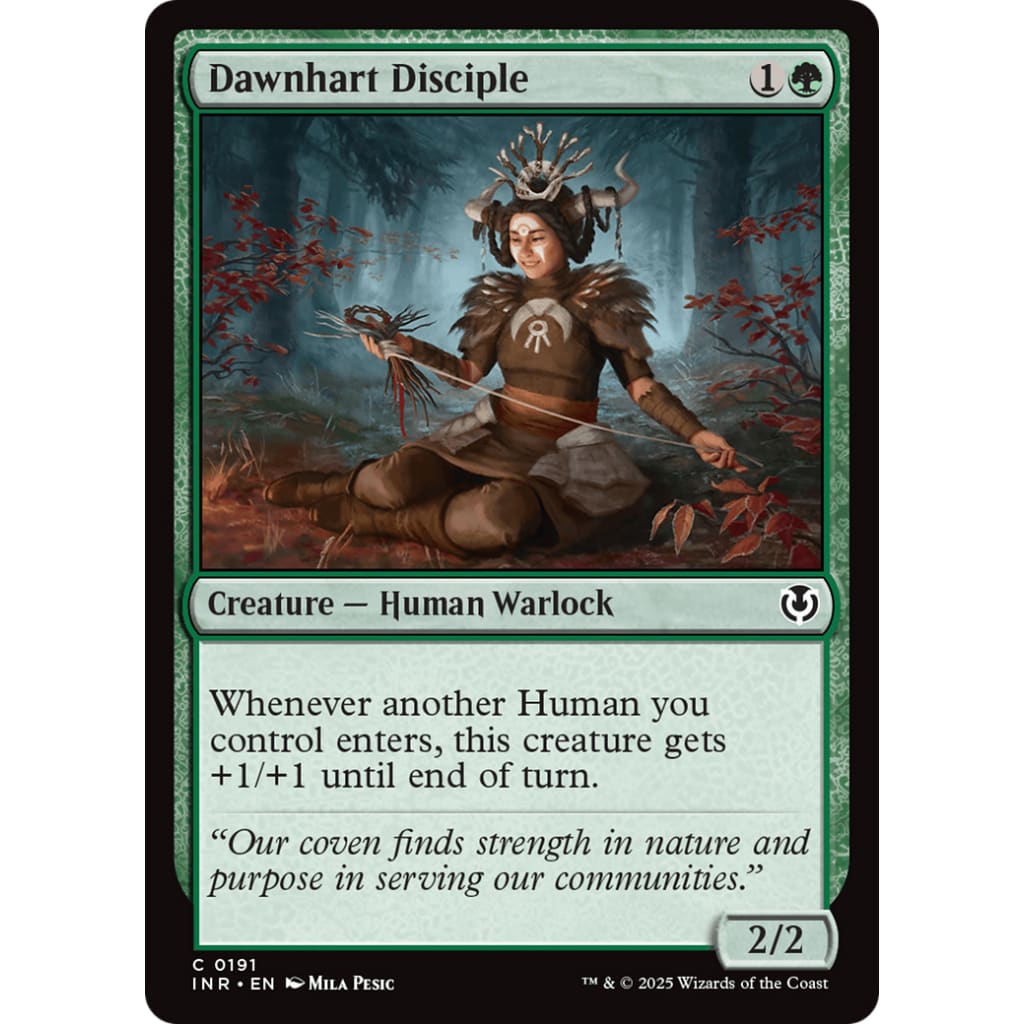 Dawnhart Disciple (INR-191) Foil - Single