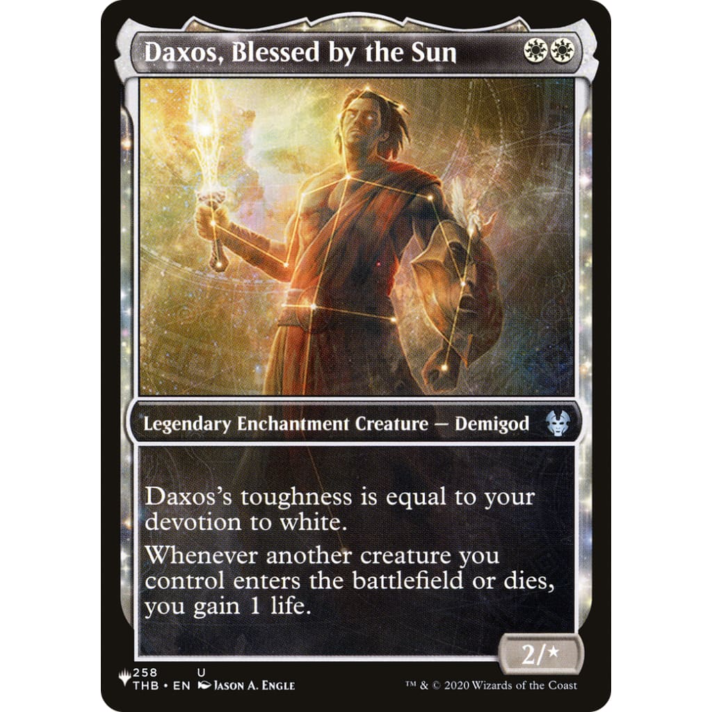 Daxos Blessed by the Sun (PLST-THB-258): (nyxtouched