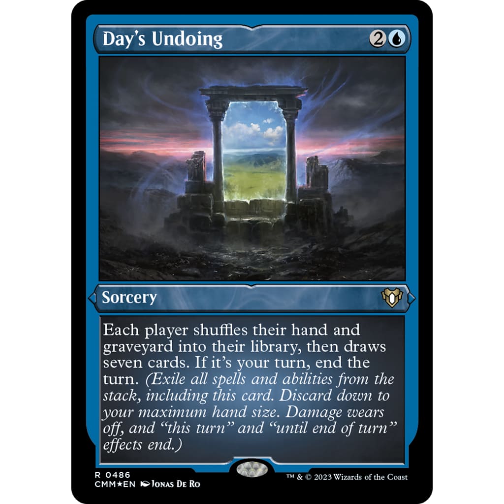 Day’s Undoing (CMM-486) Etched Foil - Single