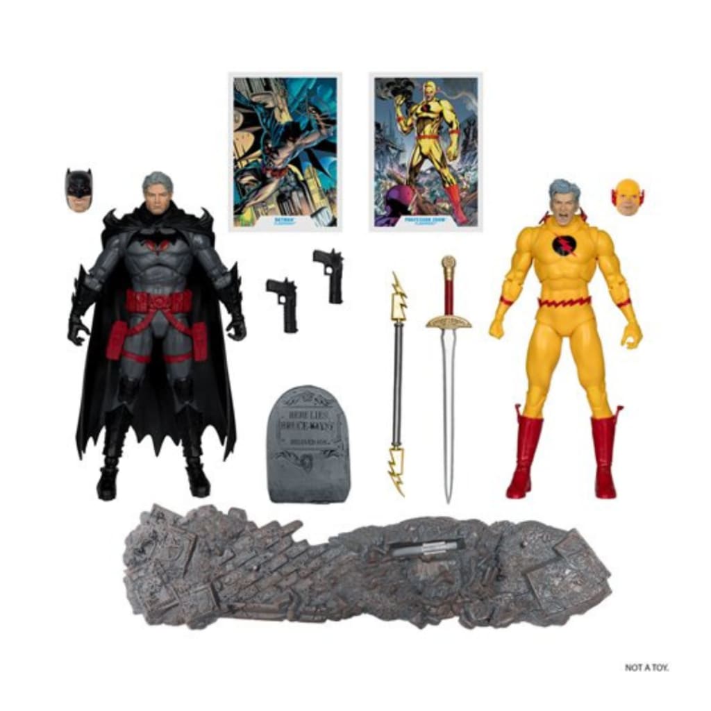 DC Multiverse Thomas Wayne Batman and Professor Zoom