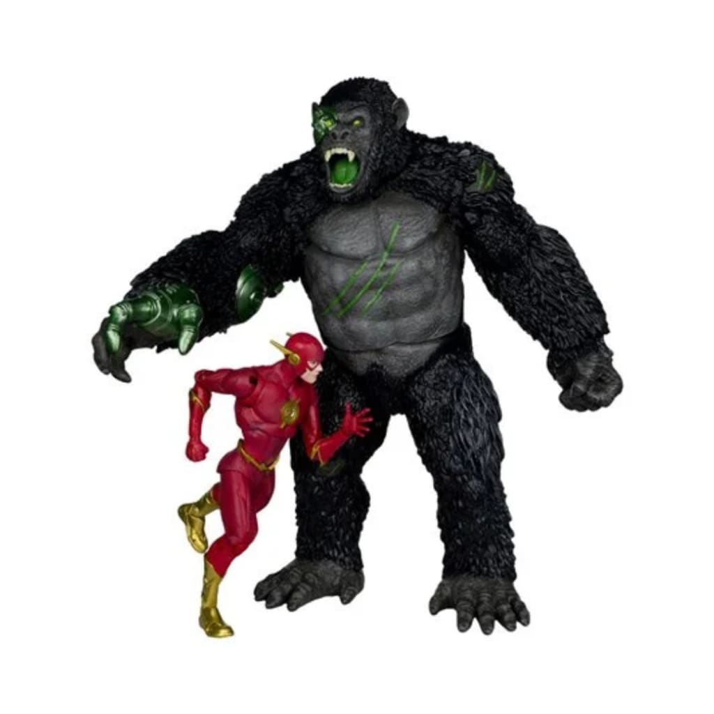 DC Multiverse Titano Megafig vs. Flash 7-Inch Scale Action
