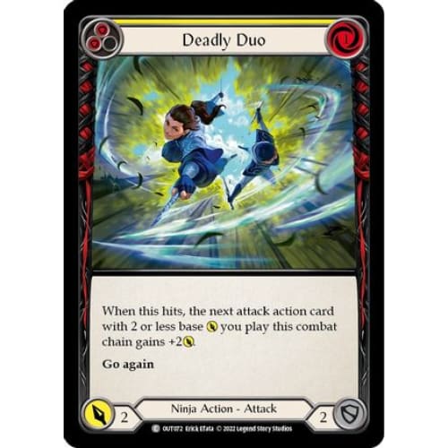 Deadly Duo (Yellow) (OUTSIDERS) Rainbow Foil - Single