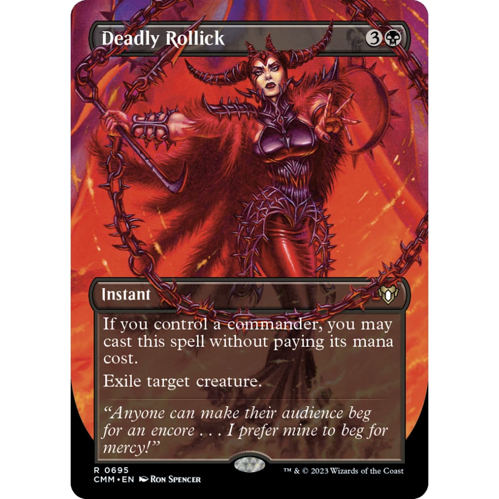 Deadly Rollick (CMM-695) (Borderless) Foil - Single