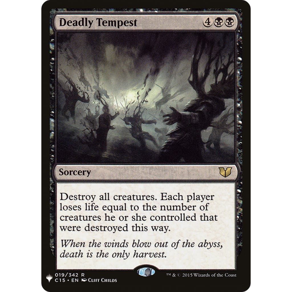 Deadly Tempest (PLST-C15-19) - Single