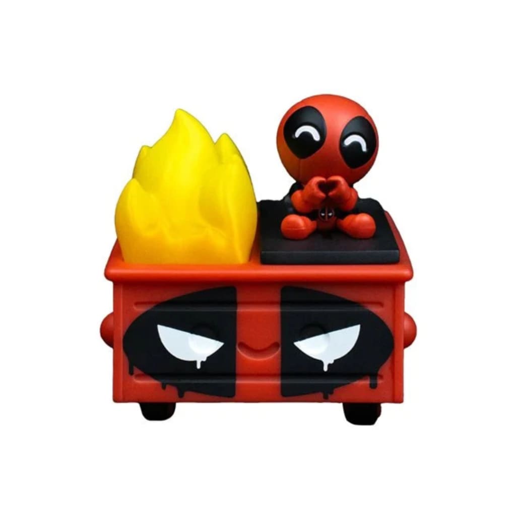 Deadpool Dumpster Fire Vinyl Figure by 100% Soft