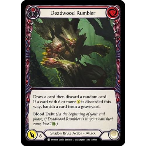 Deadwood Rumbler (Red) (MONARCH) 1st Edition - Single