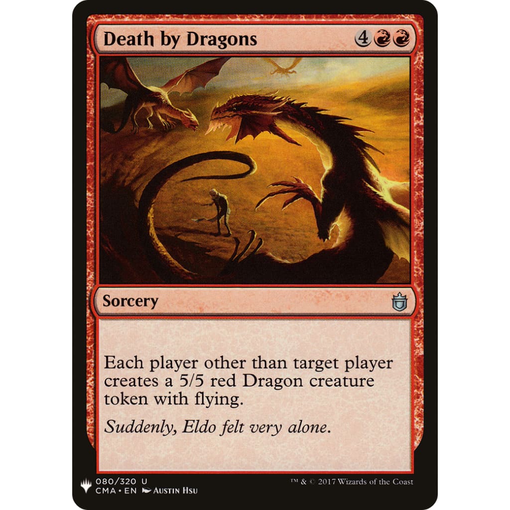 Death by Dragons (PLST-CMA-80) - Single