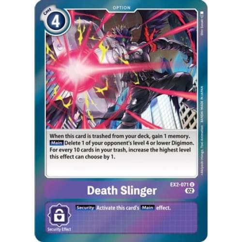 Death Slinger (Alternate Art) - EX2-071 - Uncommon Foil