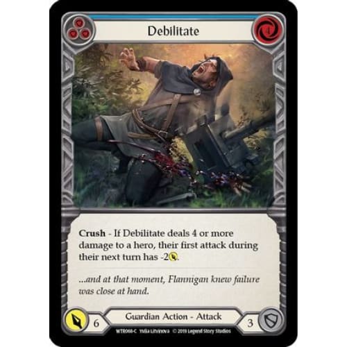 Debilitate (Blue) (WELCOME TO RATHE) 1st Edition Rainbow