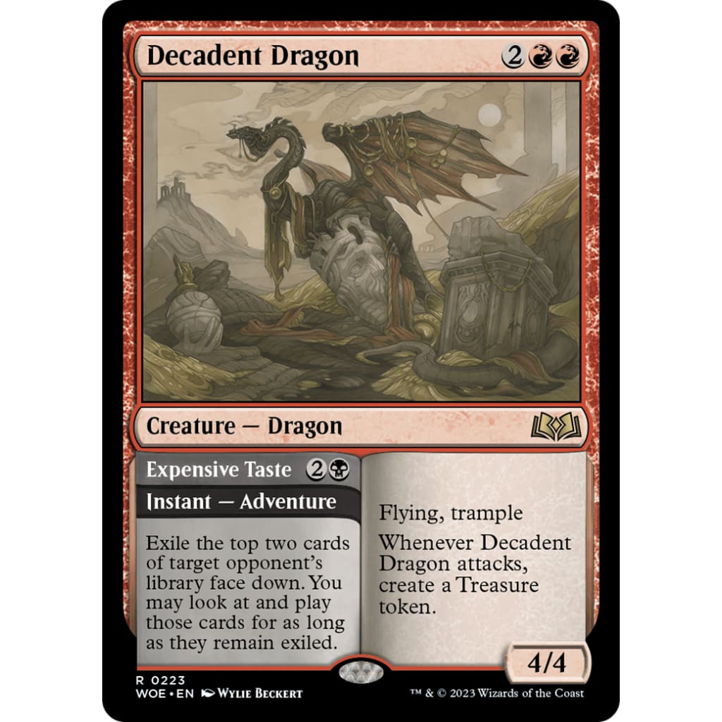 Decadent Dragon // Expensive Taste (WOE-223) - Single