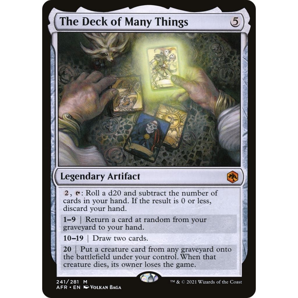 The Deck of Many Things (AFR-241) - Single